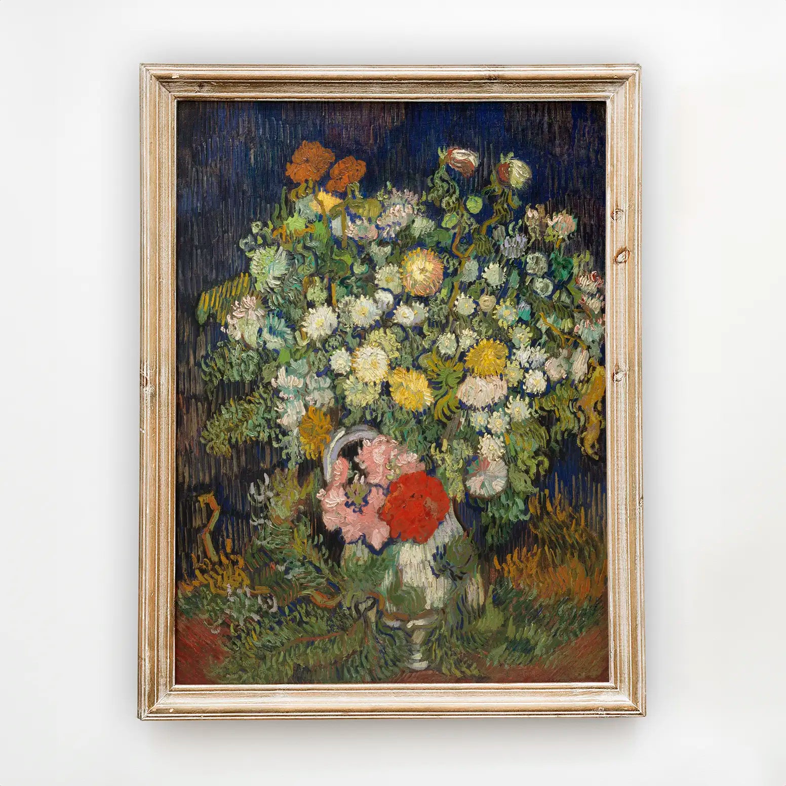 Vincent Van Gogh - Bouquet of Flowers in a Vase #99 a beautiful painting reproduction by GalleryInk.Art