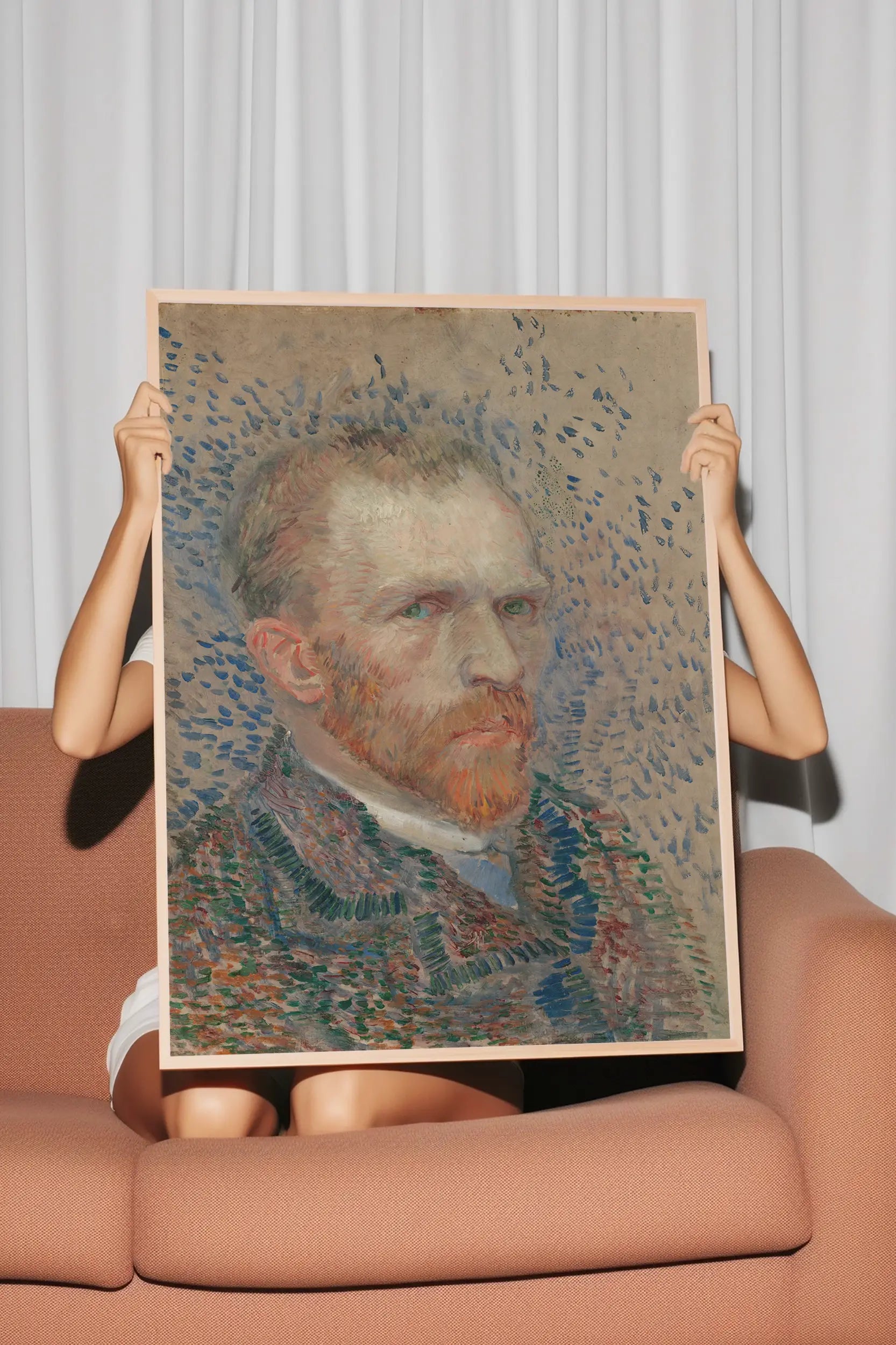 Vincent Van Gogh - Self-portrait #189 a beautiful painting reproduction by GalleryInk.Art