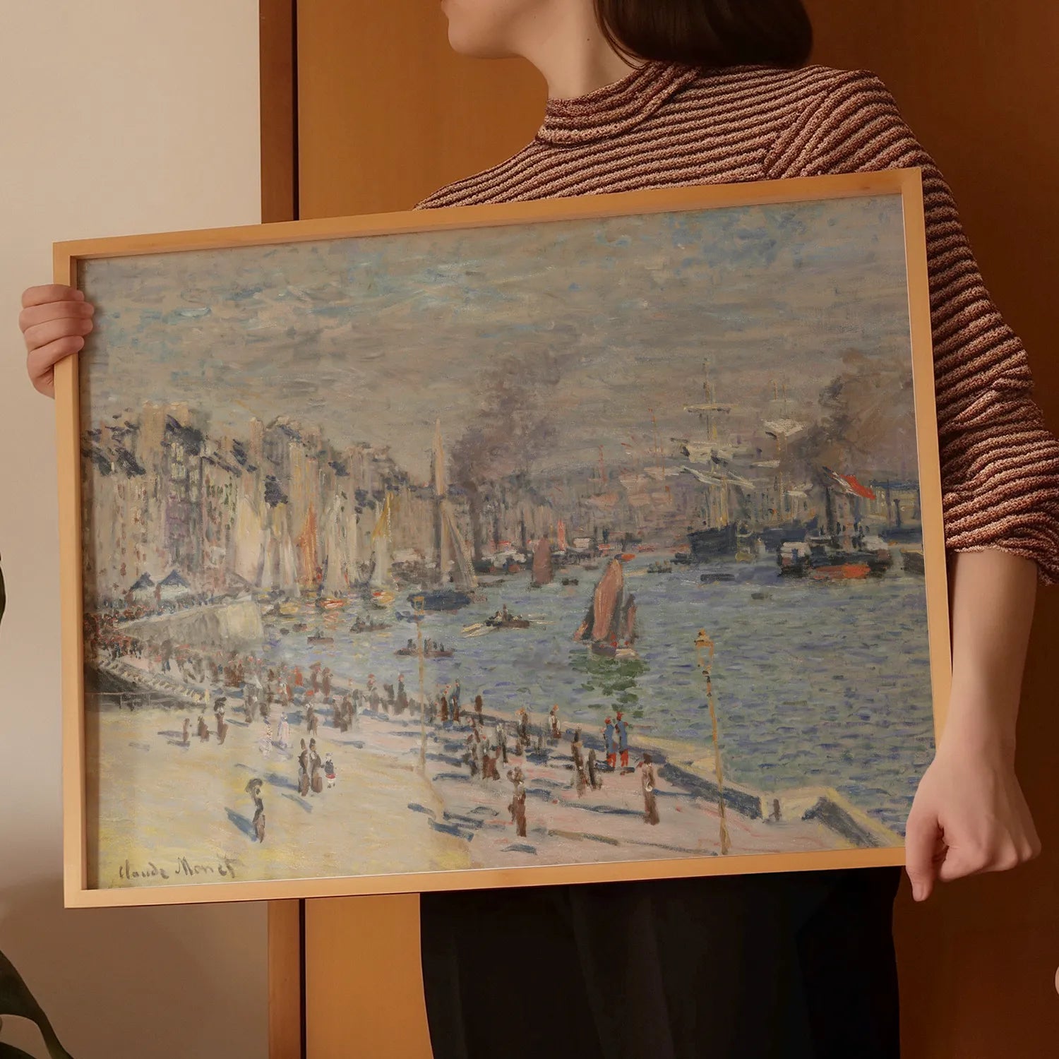 Claude Monet - Port of Le Havre #44 a beautiful painting reproduction by GalleryInk.Art