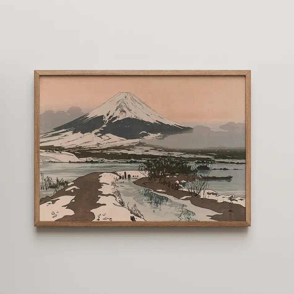 Lake Kawaguchi by Hiroshi Yoshida - Fine Art Print