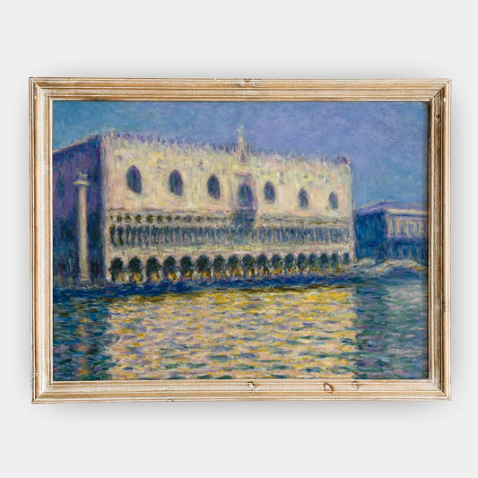 Claude Monet - The Doges Palace #63 a beautiful painting reproduction by GalleryInk.Art