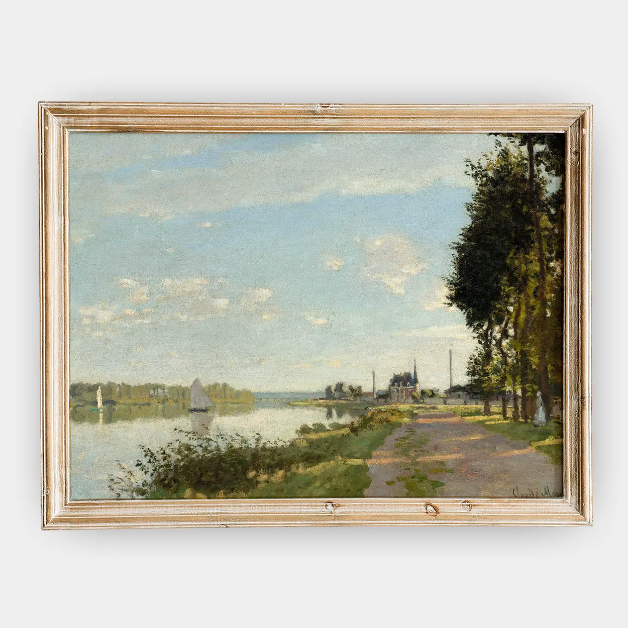 Claude Monet - Argenteuil #10 a beautiful painting reproduction by GalleryInk.Art