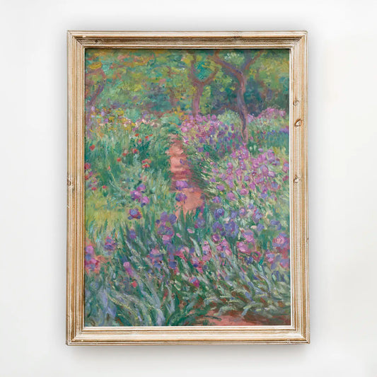 Claude Monet - The Artist’s Garden in Giverny #90 a beautiful painting reproduction by GalleryInk.Art