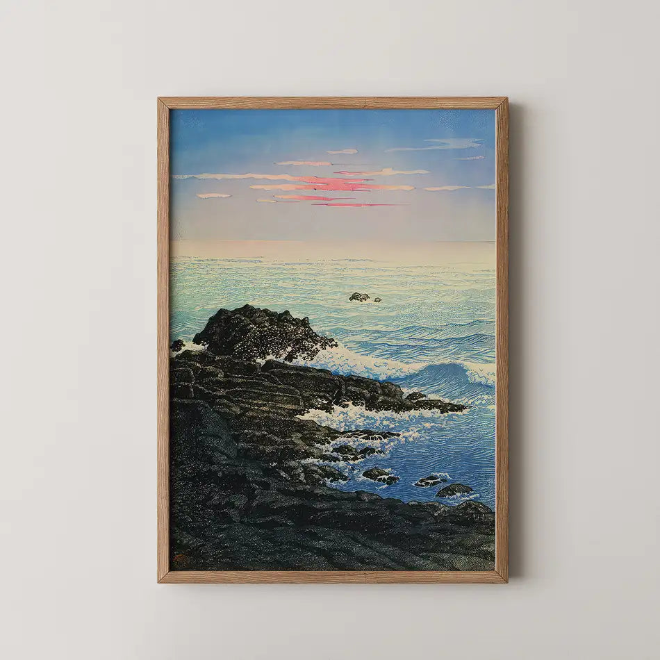 Morning at Cape Inubo by Hasui Kawase - Fine Art Print