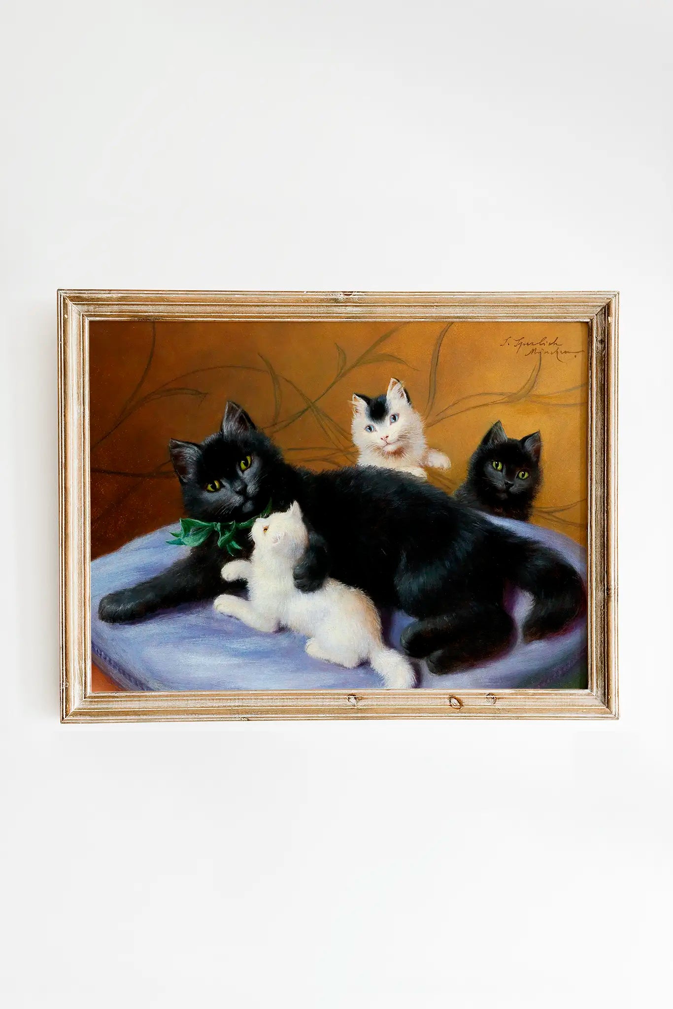 Cat Family - Sophie Sperlich #202 a beautiful painting reproduction by GalleryInk.Art