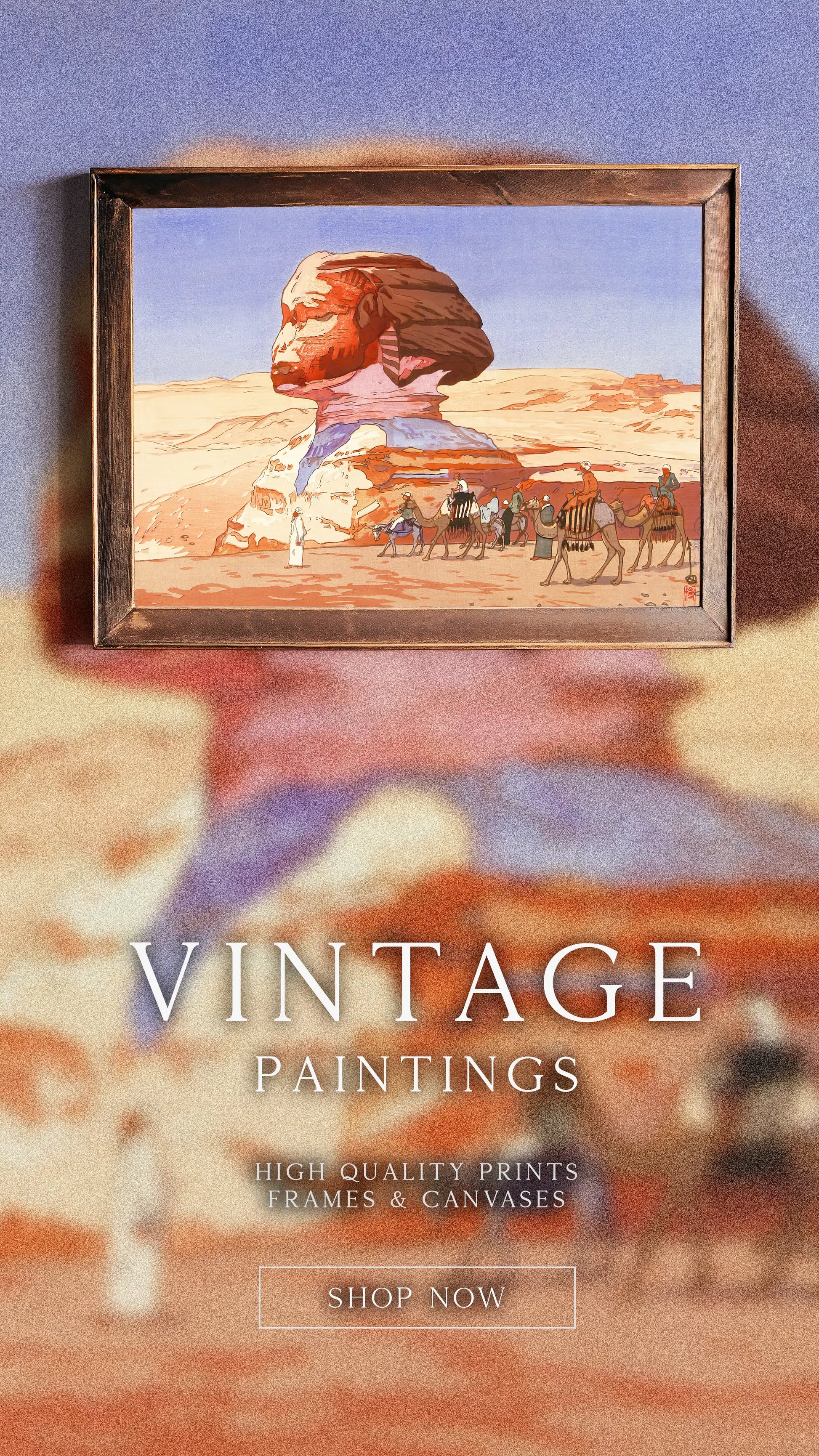 Hiroshi Yoshida - Sphinx - Day #30 a beautiful painting reproduction by GalleryInk.Art