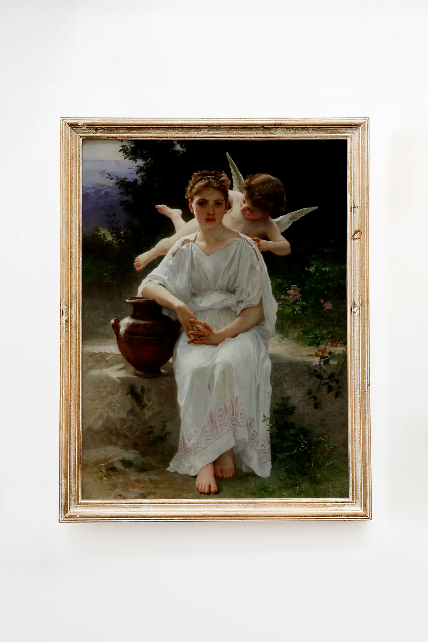 William Bouguereau - Whisperings of Love #140 poster print