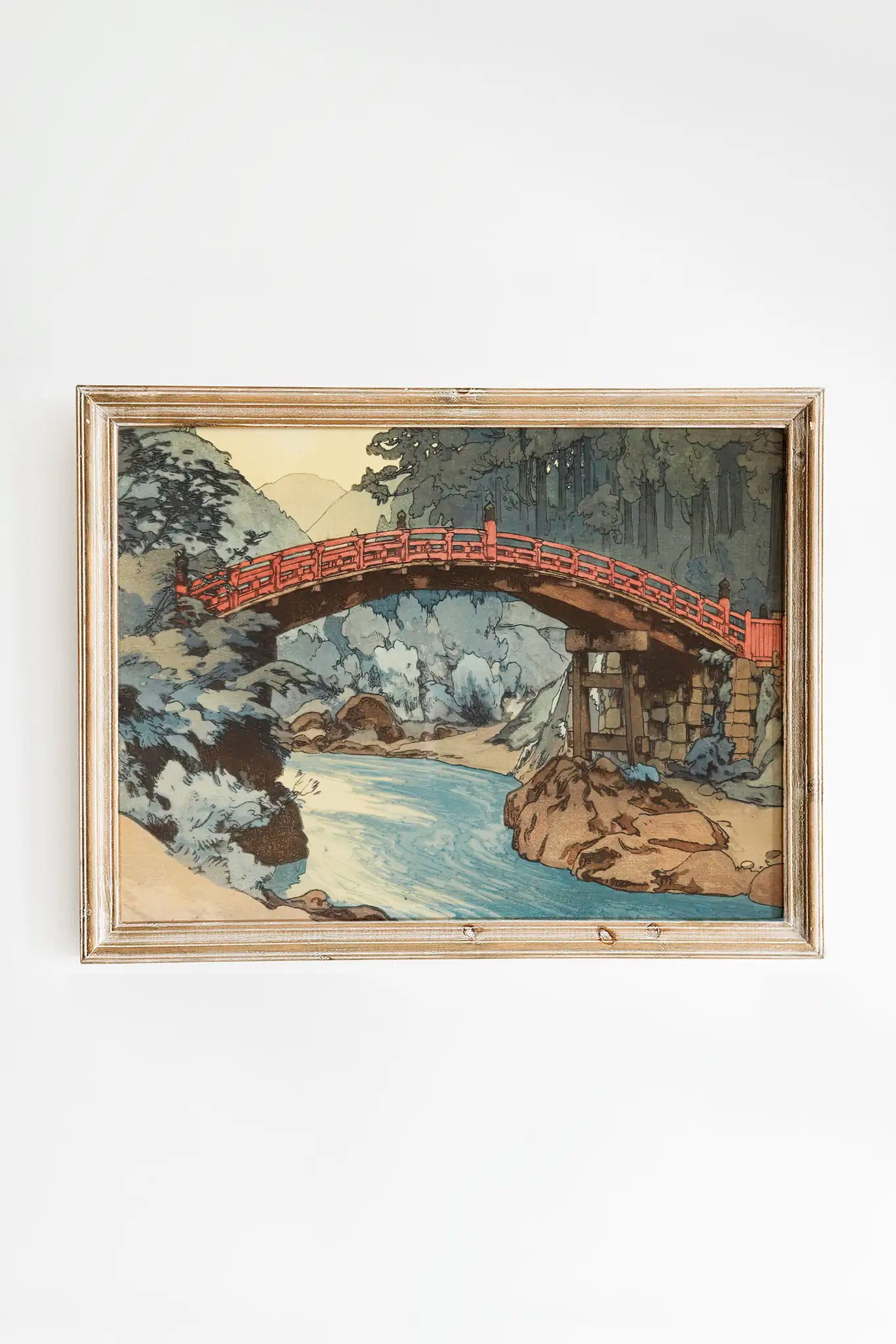 Hiroshi Yoshida - Sacred Bridge #27 a beautiful painting reproduction by GalleryInk.Art