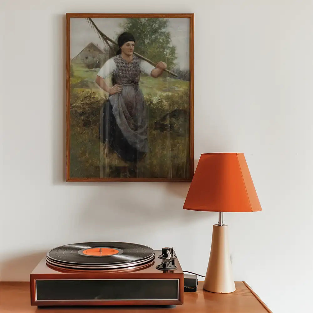 The Bohemian Peasant Girl by Robert Koehler - Art Print Mockup 2