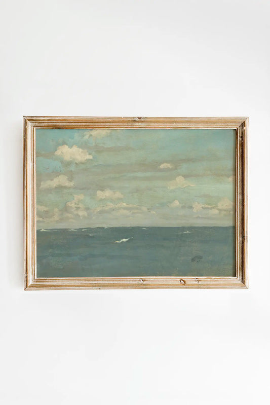 James McNeill Whistler - Violet Seas #23 a beautiful seascape painting reproduction printed by GalleryInk.Art