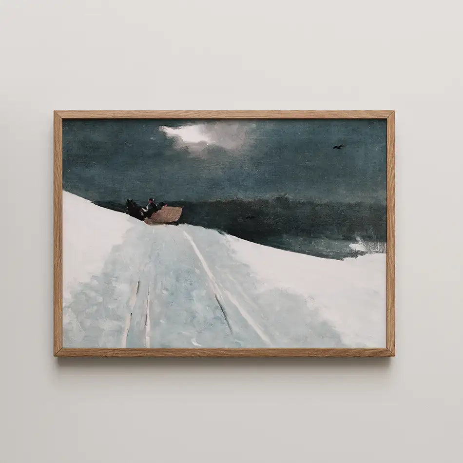 Sleigh Ride by Winslow Homer - Fine Art Print