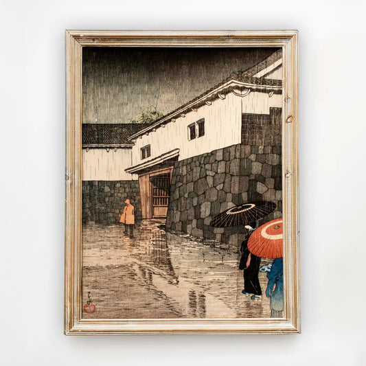 Hasui Kawase - Uchiyamashita, Okayama #226 a beautiful painting reproduction by GalleryInk.Art