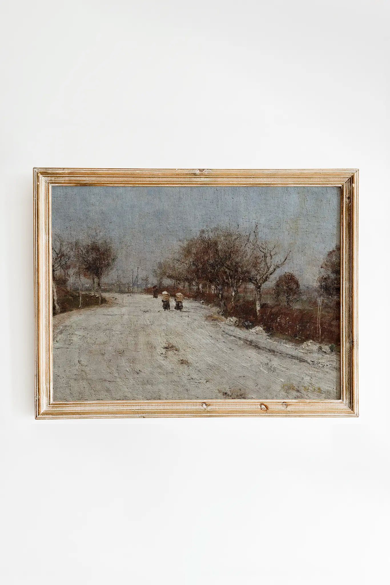 Christian Rohlfs - The Road to Gelmeroda #11 a beautiful winter painting reproduction printed by GalleryInk.Art