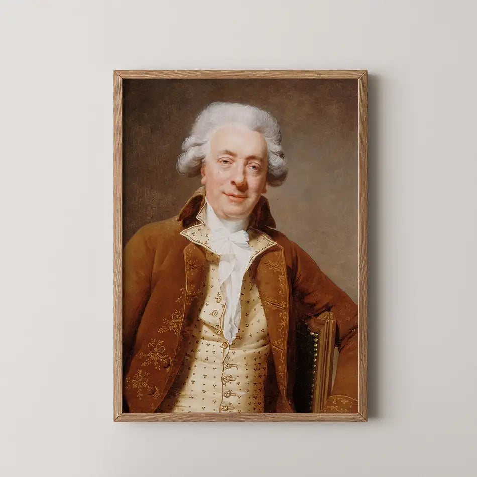 Nicolas Ledoux by Michel-Martin Drolling - Portrait de Claude - Fine Art Print