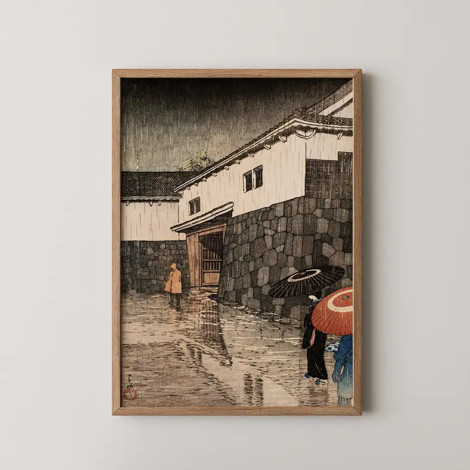 Uchiyamashita, Okayama by Hasui Kawase - Fine Art Print