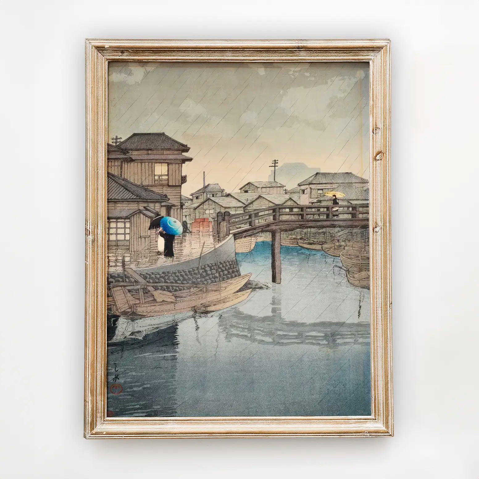 Hasui Kawase - Shinagawa #171 a beautiful painting reproduction by GalleryInk.Art