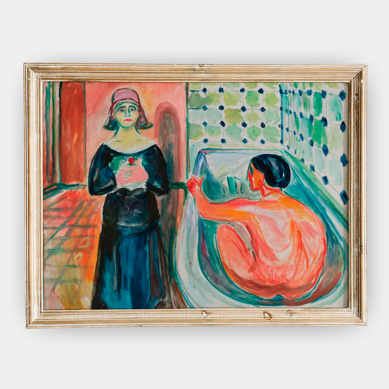 Edvard Munch - Marat in the Bath and Charlotte Corday #35 a beautiful painting reproduction by GalleryInk.Art