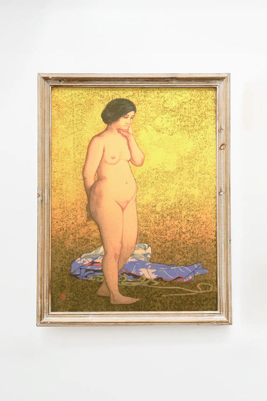 Hiroshi Yoshida - Nude #71 a beautiful painting reproduction by GalleryInk.Art