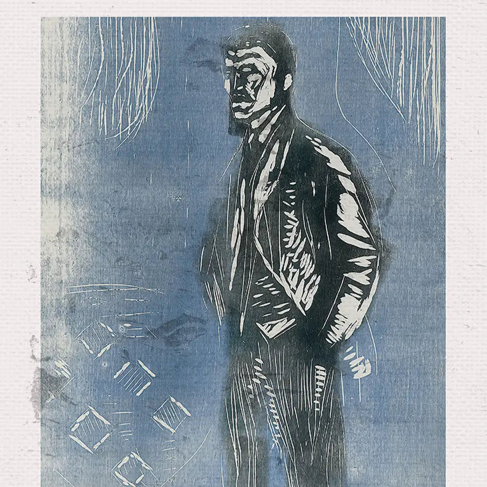 Portrait in Moonlight by Edvard Munch - Self - Final Mockup Example