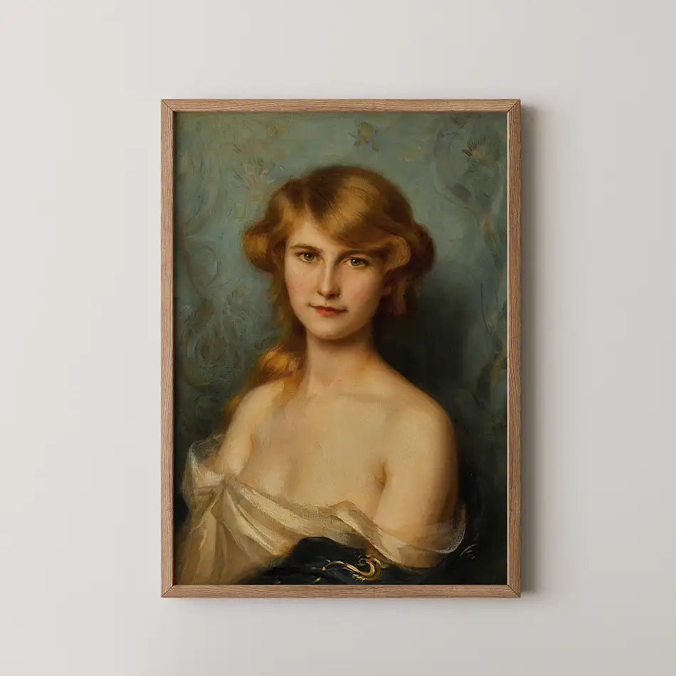 A young beauty by Albert Lynch - Fine Art Print