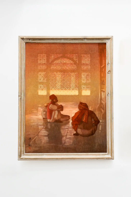 Hiroshi Yoshida - A Window in Fatehpur-Sikri #49 a beautiful painting reproduction by GalleryInk.Art