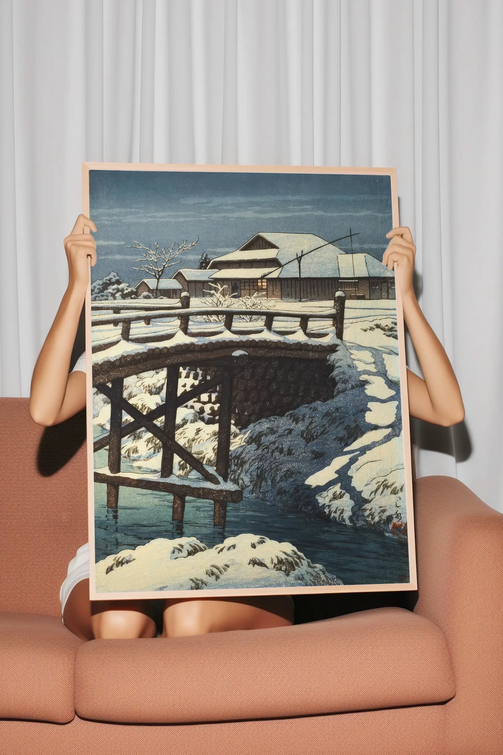 Hasui Kawase - Ono in Mito #145 a beautiful painting reproduction by GalleryInk.Art