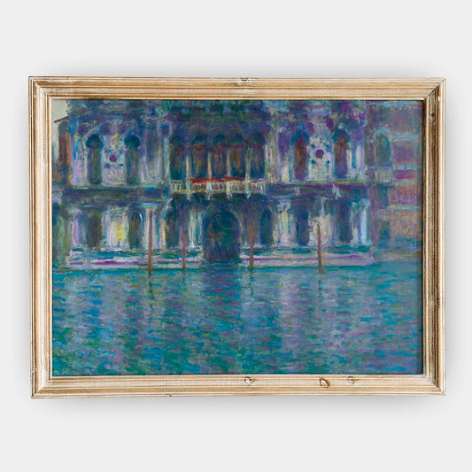 Claude Monet - Le Palais Contarini #104 a beautiful painting reproduction by GalleryInk.Art