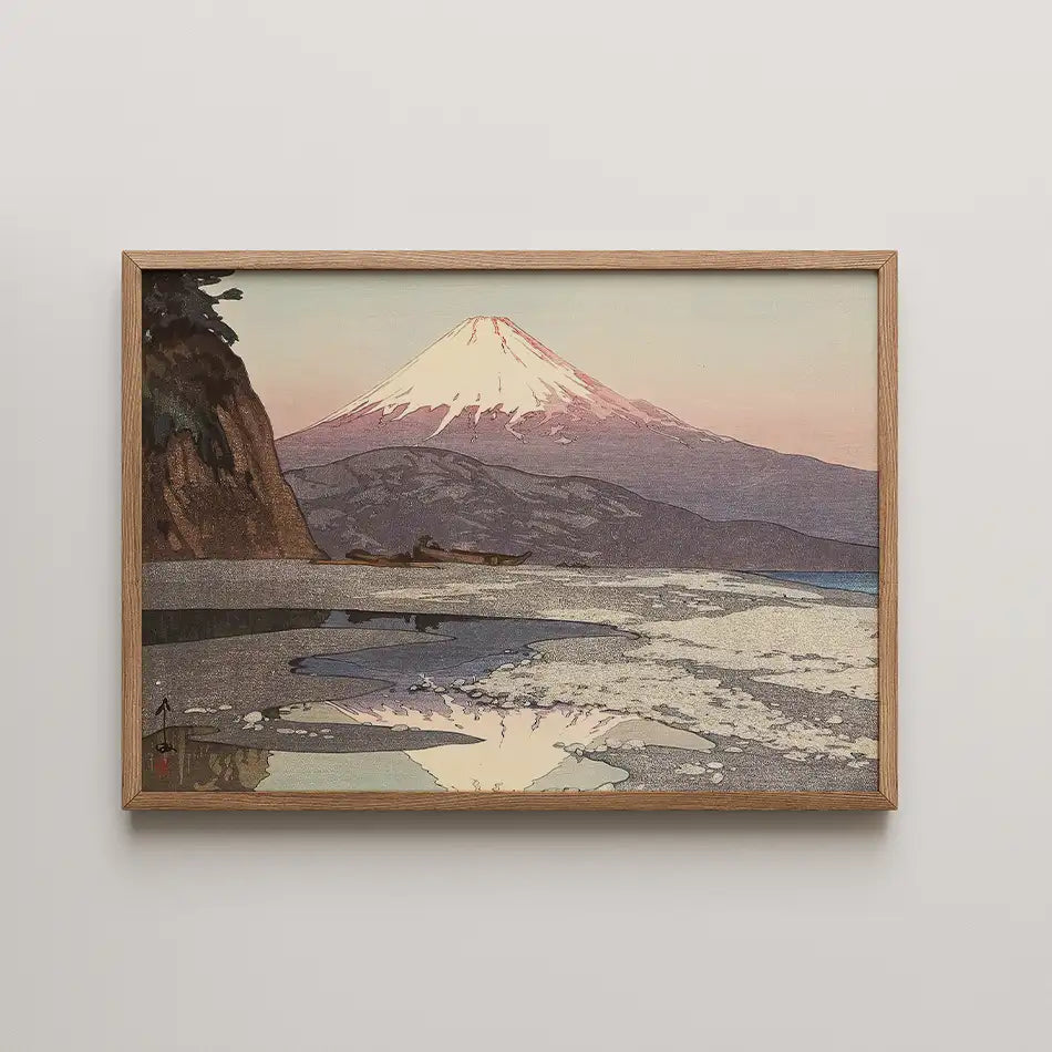 Mt. Fuji from Okitsu by Hiroshi Yoshida - Fine Art Print