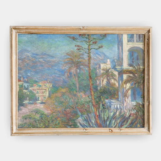 Claude Monet - Villas at Bordighera #76 a beautiful painting reproduction by GalleryInk.Art