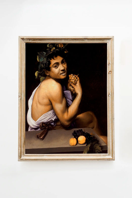 Caravaggio - Young Sick Bacchus #23 a beautiful painting reproduction by GalleryInk.Art