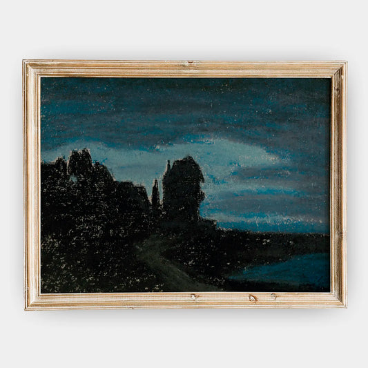 Claude Monet - Yport, la nuit #151 a beautiful painting reproduction by GalleryInk.Art