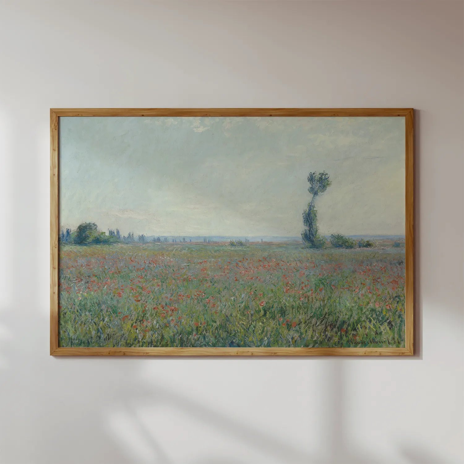 Claude Monet - Poppy Field 2 #45 a beautiful painting reproduction by GalleryInk.Art