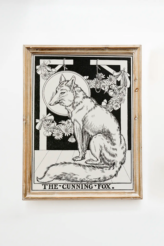 Percy J. Billinghurst - The Cunning Fox #128 vintage print reproduction printed by GalleryInk.Art, a store providing contemporary wall art prints