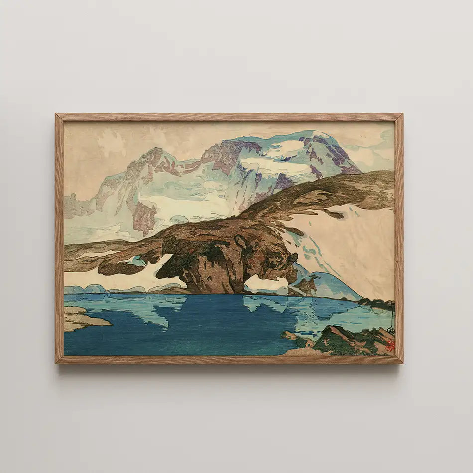 The Breithorn by Hiroshi Yoshida - Fine Art Print