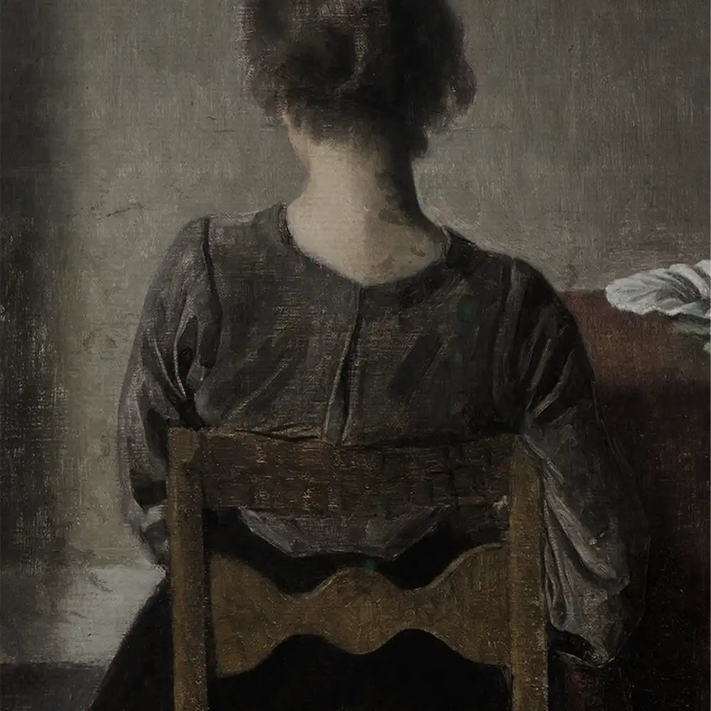 Rest by Wilhelm Hammershoi - Final Mockup Example