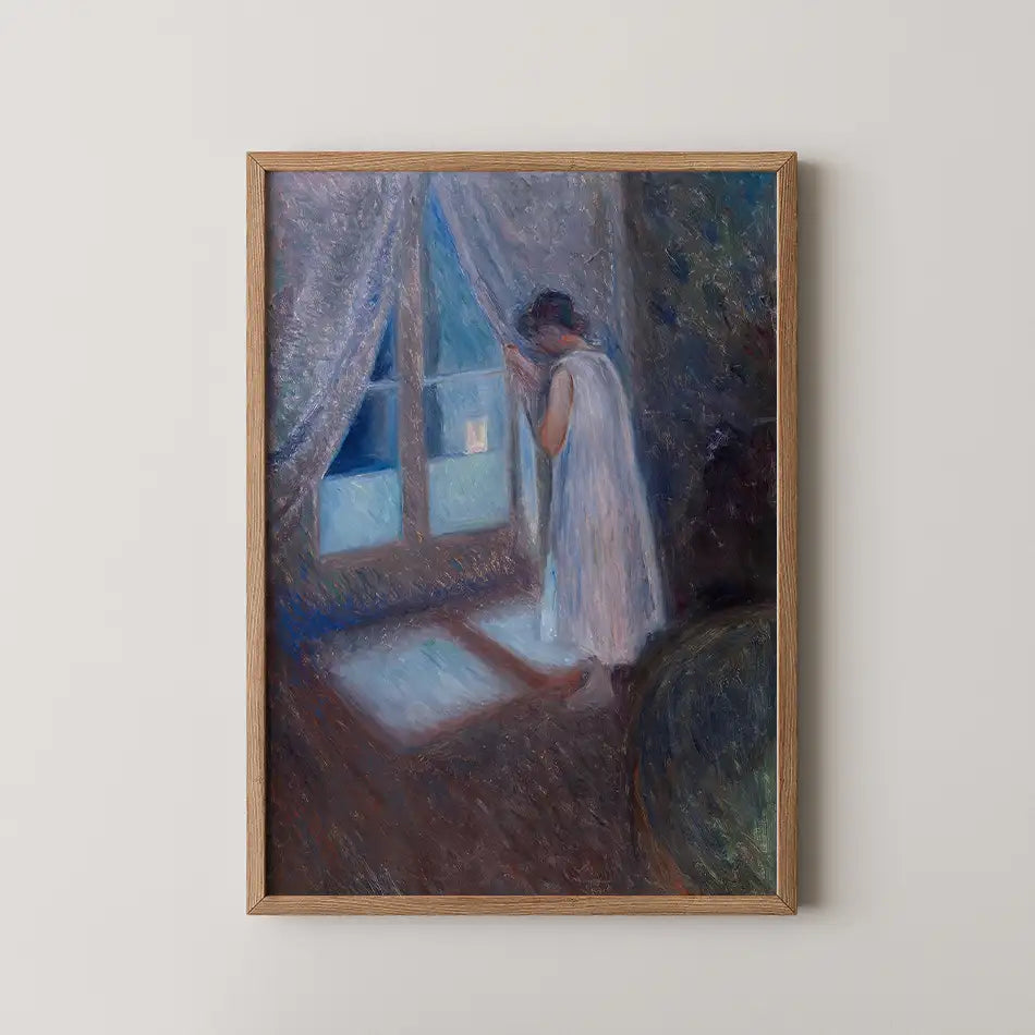 The Girl by the Window  by Edvard Munch - Fine Art Print