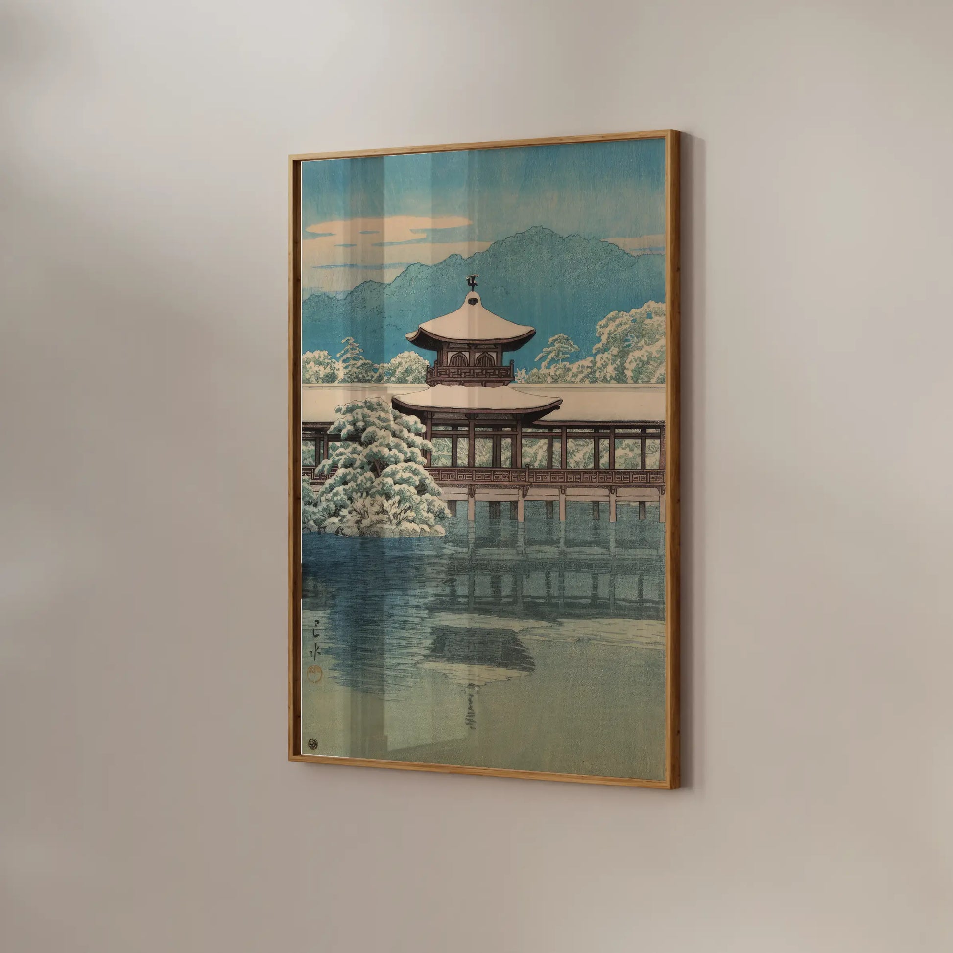 Hasui Kawase - Heianjingu Shrine #52 a beautiful painting reproduction by GalleryInk.Art