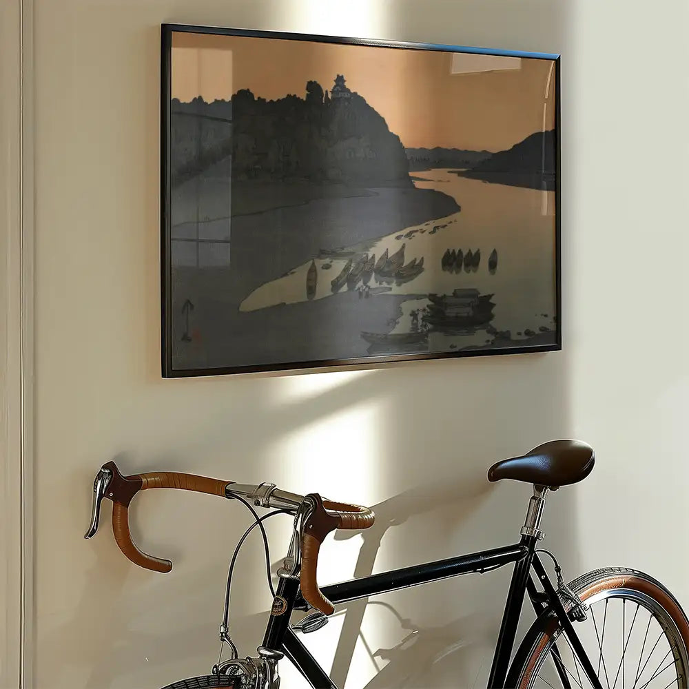 Kiso River by Hiroshi Yoshida - Art Print Mockup 2