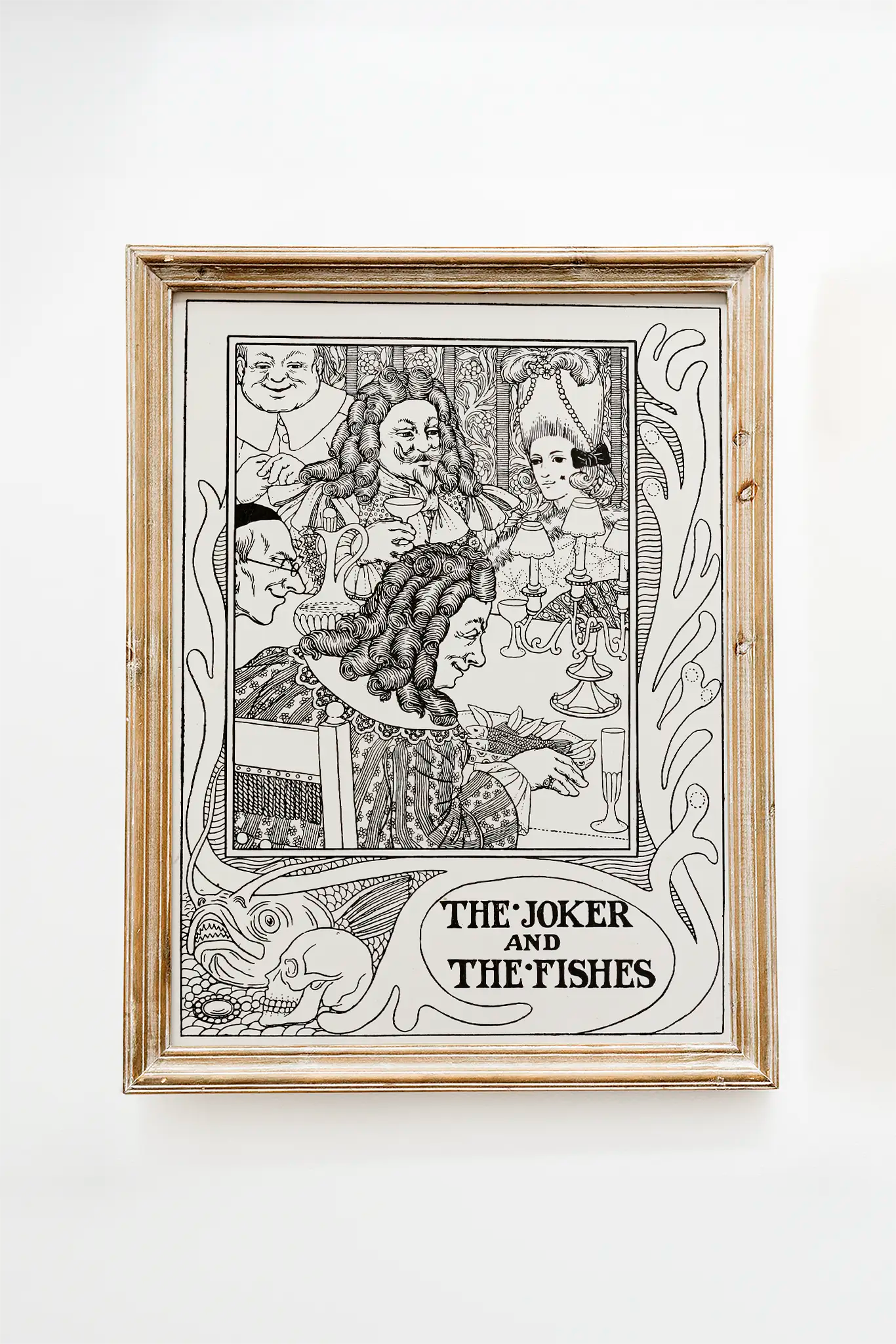 Percy J. Billinghurst - The Joker and the Fishes #150 vintage print reproduction printed by GalleryInk.Art, a store providing contemporary wall art prints