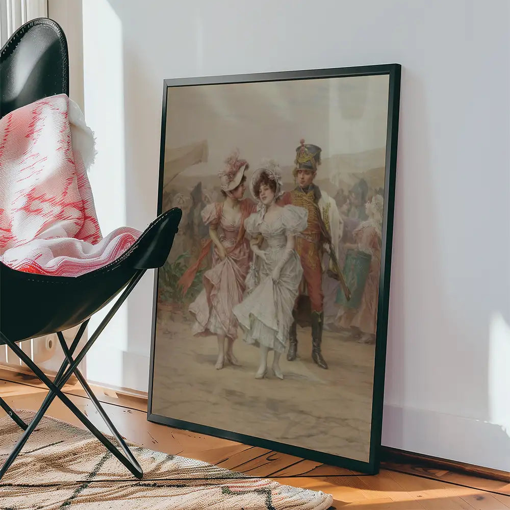 The Fête At St. Cloud by Frederik Hendrik Kaemmerer - Art Print Mockup 3