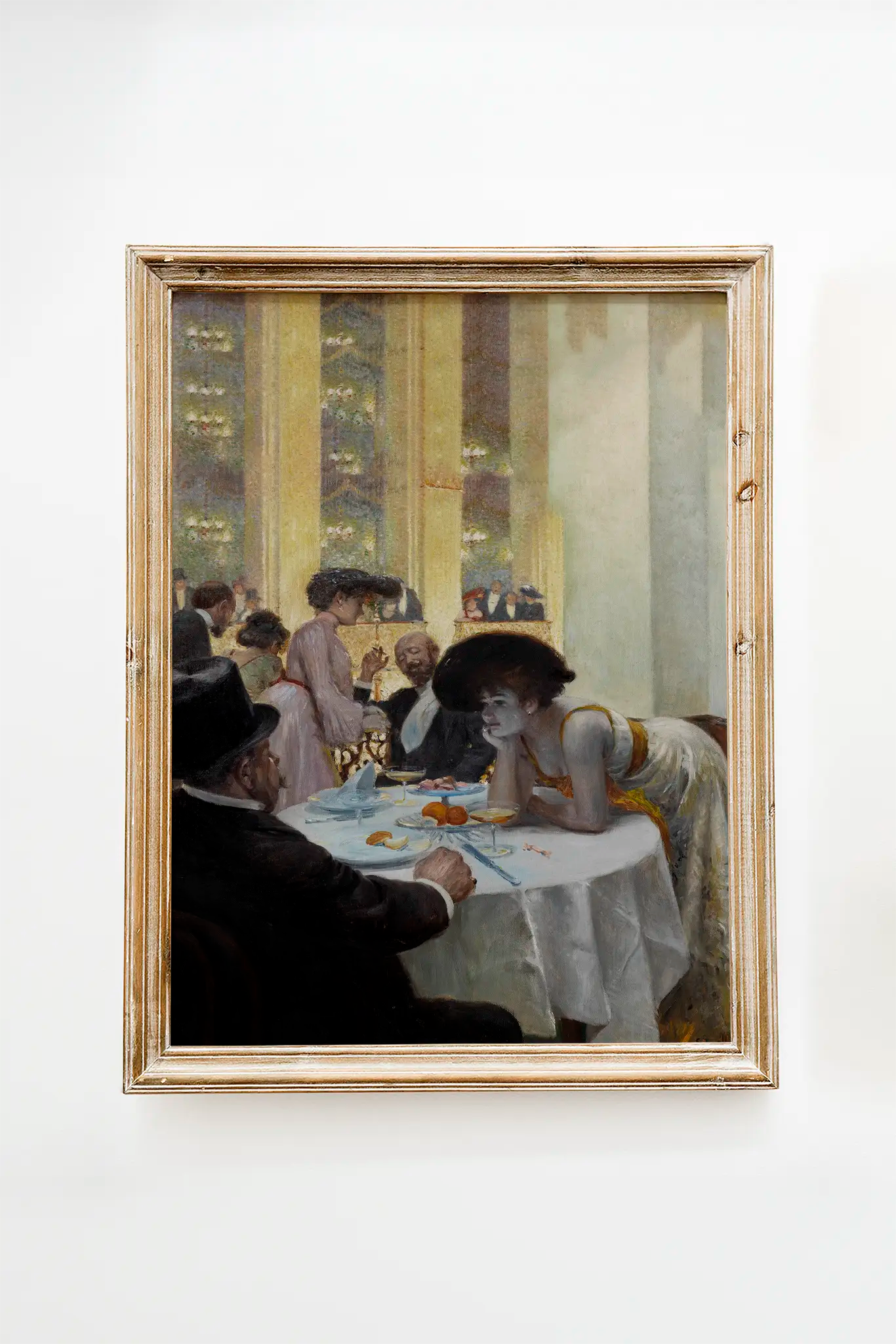 Josef Engelhart - Loge im Sophiensaal #32 painting reproduction printed by GalleryInk.Art, a store providing vintage and romantic wall art prints