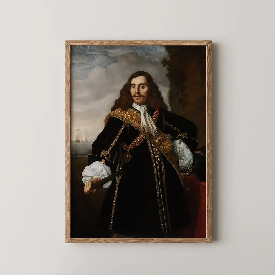 Portrait of Captain Gideon de Wildt by Bartholomeus van der Helst - Fine Art Print