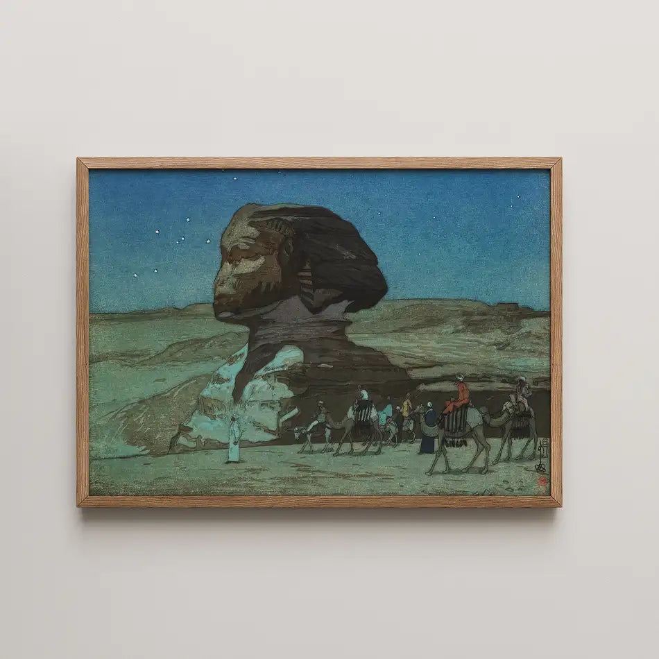Sphinx by Night by Hiroshi Yoshida - Fine Art Print