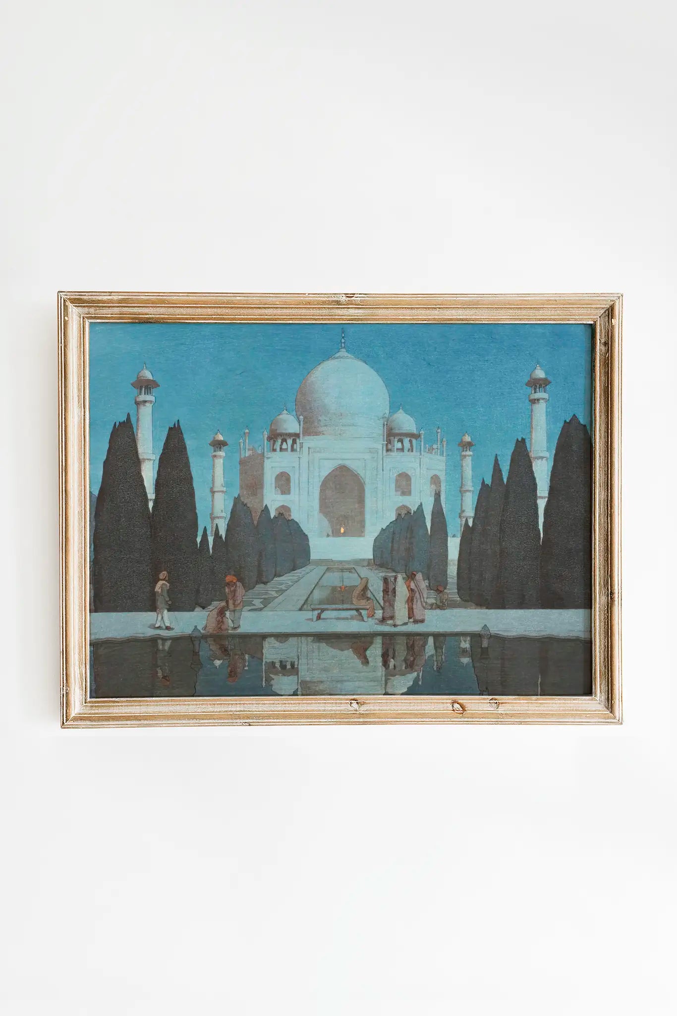 Hiroshi Yoshida - The Taj Mahal at Night, No.6 #42 a beautiful painting reproduction by GalleryInk.Art