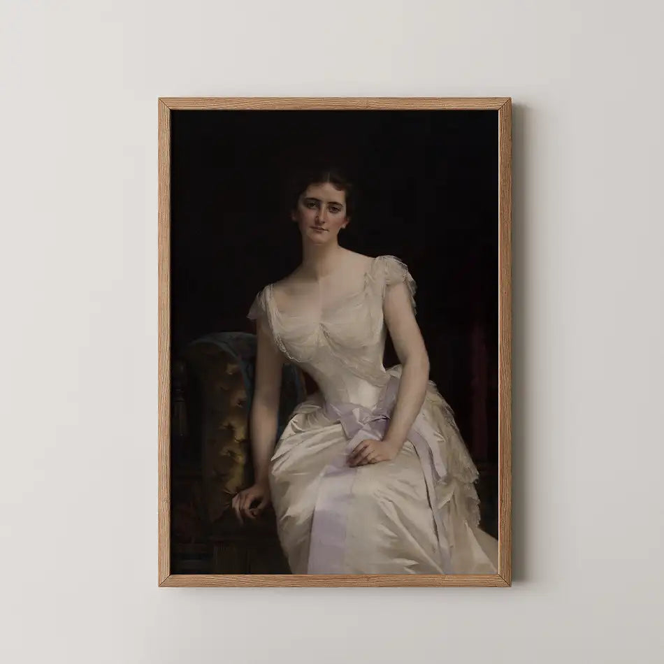 Portrait of Mary Victoria Leiter by Alexandre Cabanel - Fine Art Print