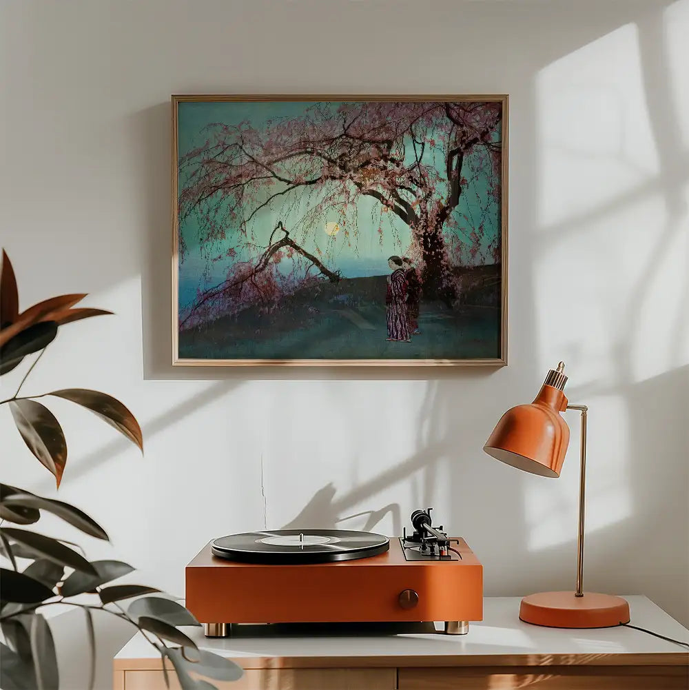Kumoi Zakura by Hiroshi Yoshida - Art Print Mockup 3