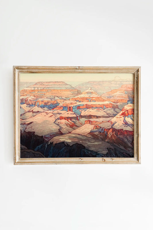 Hiroshi Yoshida - Grand Canyon #16 a beautiful painting reproduction by GalleryInk.Art