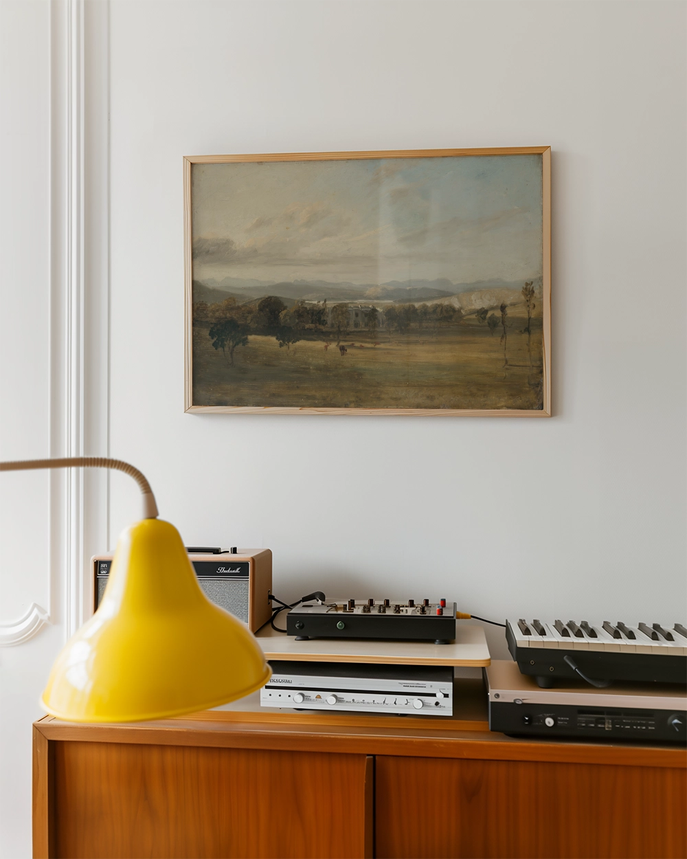 Sketch Of Leighton Hall - Art Print Mockup 2