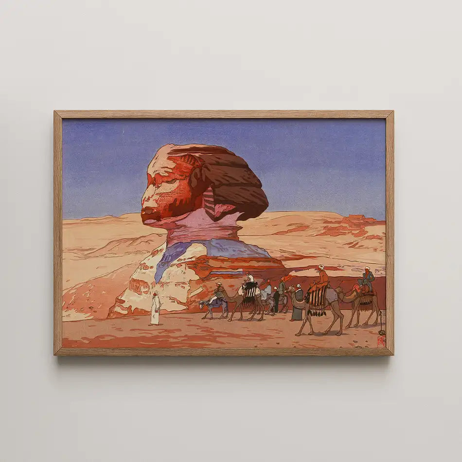 Sphinx by Day by Hiroshi Yoshida - Fine Art Print