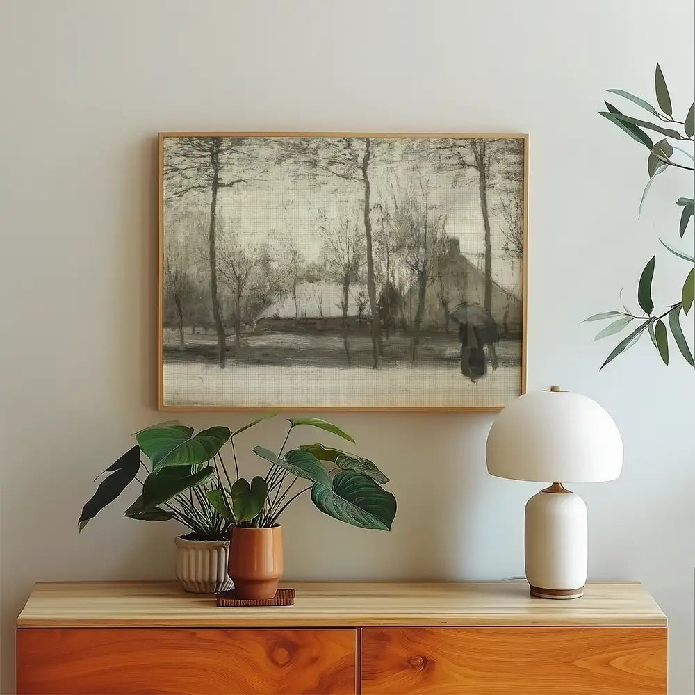 Winter Landscape by Willem Maris - Art Print Mockup 3